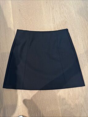 Babaton black A-Line Mini Skirt